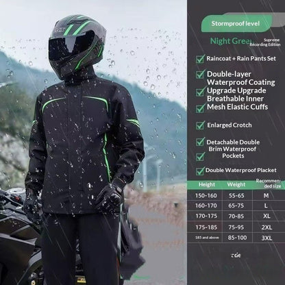 Raincoat And Rain Pants Set Electric Bike Raincoat - RALO COLLECTION STUDIO