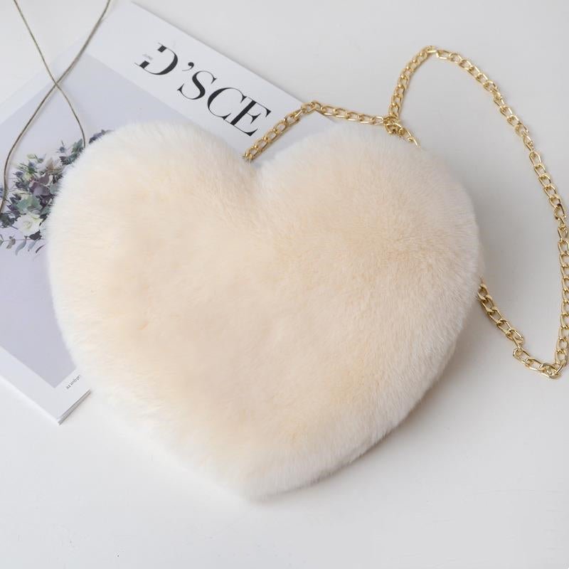 Ralo Love Luxe Plush Chain Shoulder Bag - RALO COLLECTION STUDIO