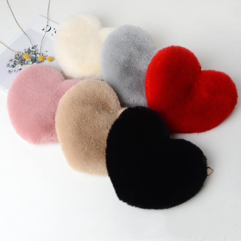 Ralo Love Luxe Plush Chain Shoulder Bag - RALO COLLECTION STUDIO