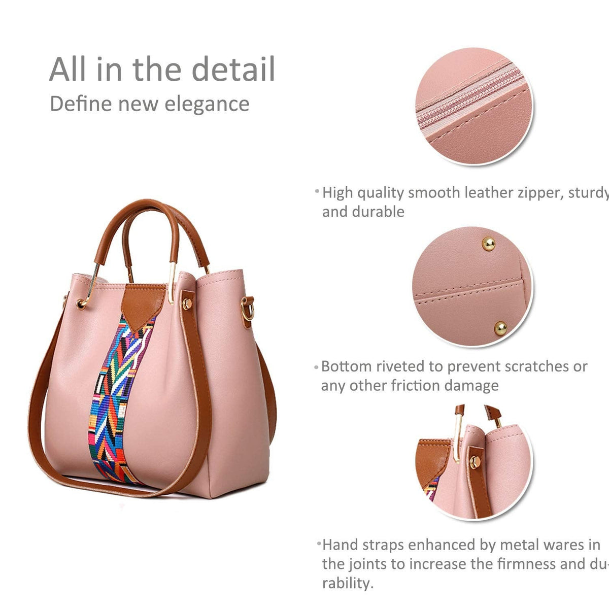 Ralo Signature 4-Piece Handbag & Crossbody Set - RALO COLLECTION STUDIO