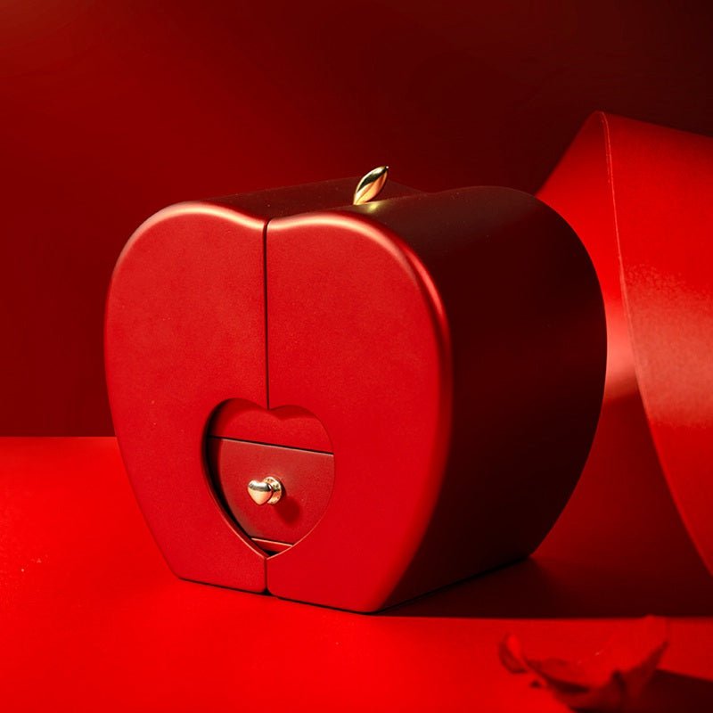 Red Apple Eternal Rose Jewelry Box Gift Ralo Collection - RALO COLLECTION STUDIO