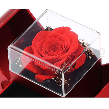 Red Apple Eternal Rose Jewelry Box Gift Ralo Collection - RALO COLLECTION STUDIO