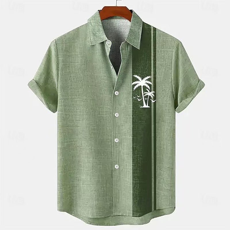 Retro Casual Short Sleeved Shirt For Men - RALO COLLECTION STUDIO