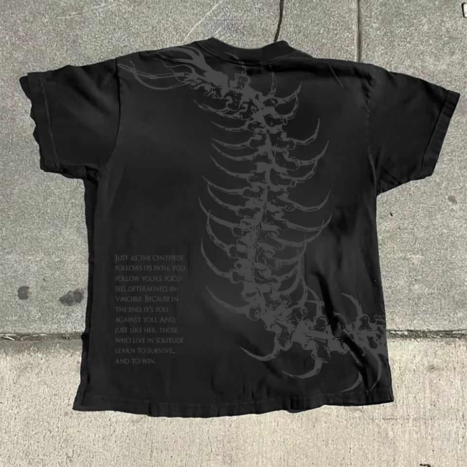Retro Cotton Printed T-shirt For Men - RALO COLLECTION STUDIO