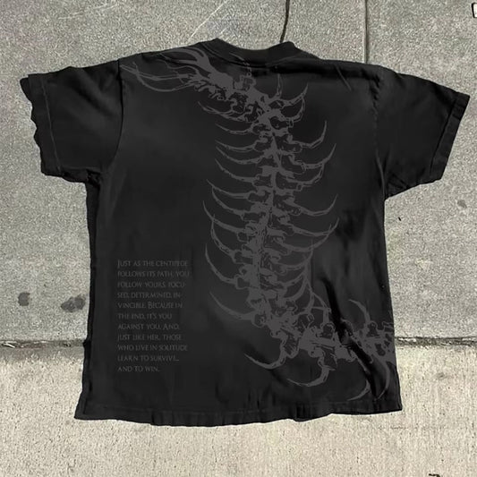 Retro Cotton Printed T-shirt For Men - RALO COLLECTION STUDIO