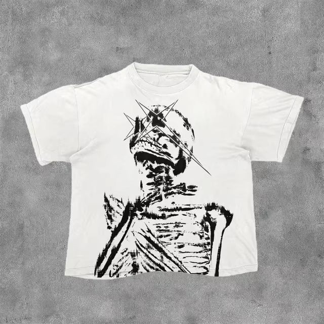 Retro Cotton Printed T-shirt For Men - RALO COLLECTION STUDIO