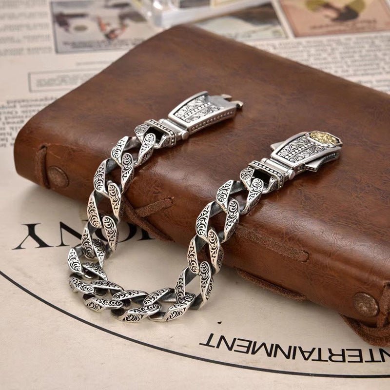 Retro Flying Car Style Domineering Lion Bracelet For Men - RALO COLLECTION STUDIO