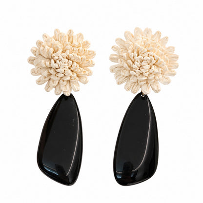 Retro Niche Handmade Flower Stud Earrings - RALO COLLECTION STUDIO
