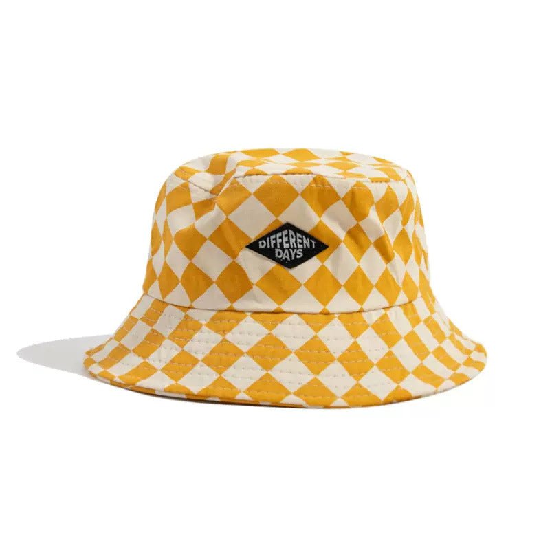 Retro Plaid Travel Sun Hat For Outdoors Fashionable And Sun-Protective - RALO COLLECTION STUDIO