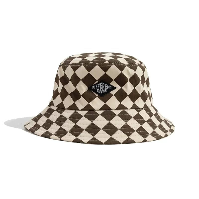 Retro Plaid Travel Sun Hat For Outdoors Fashionable And Sun-Protective - RALO COLLECTION STUDIO