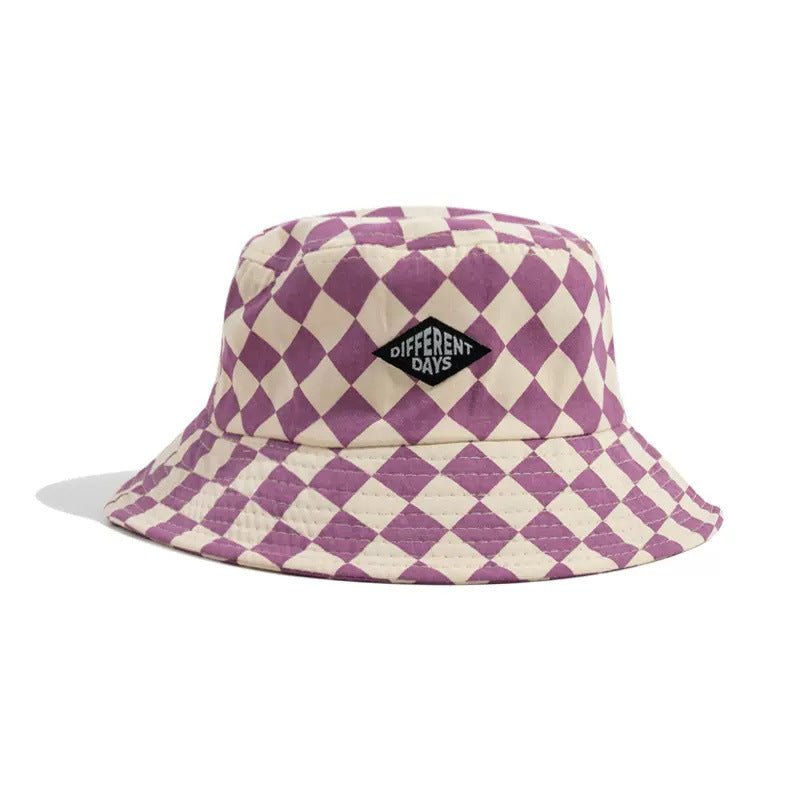 Retro Plaid Travel Sun Hat For Outdoors Fashionable And Sun-Protective - RALO COLLECTION STUDIO