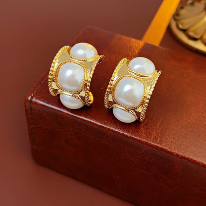 Retro Silver Needle Oval Rhinestone Tassel Earrings Light Luxury Premium Feel Minimalist Niche Versatile Women Ear Jewelry - RALO COLLECTION STUDIO