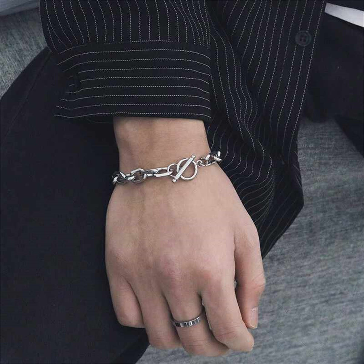 S925 Sterling Silver Cuba Bracelet Men - RALO COLLECTION STUDIO