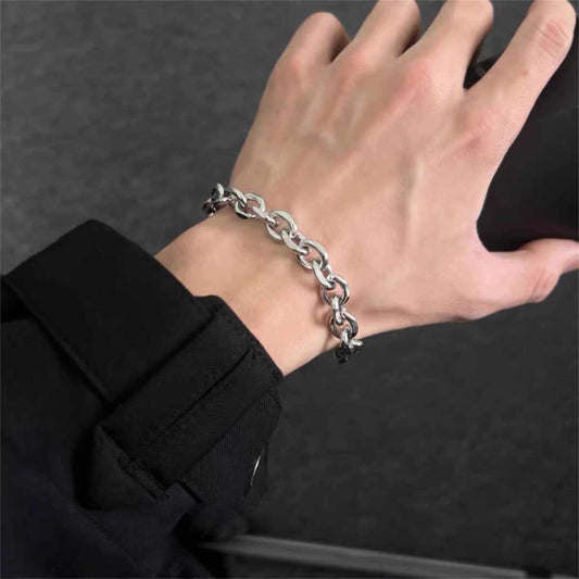 S925 Sterling Silver Cuba Bracelet Men - RALO COLLECTION STUDIO
