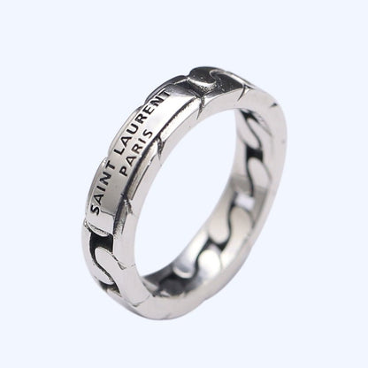 S925 Sterling Silver Jewelry Creative Chain Ring Silver Ring - RALO COLLECTION STUDIO