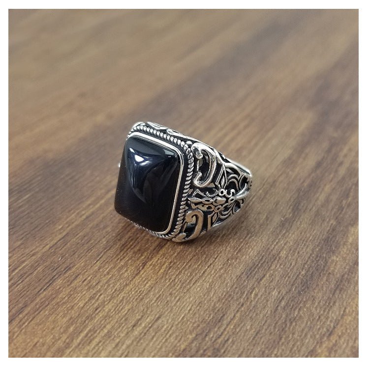S925 sterling silver ring male ring - RALO COLLECTION STUDIO