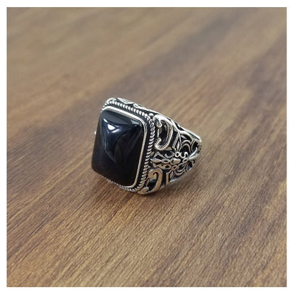 S925 sterling silver ring male ring - RALO COLLECTION STUDIO