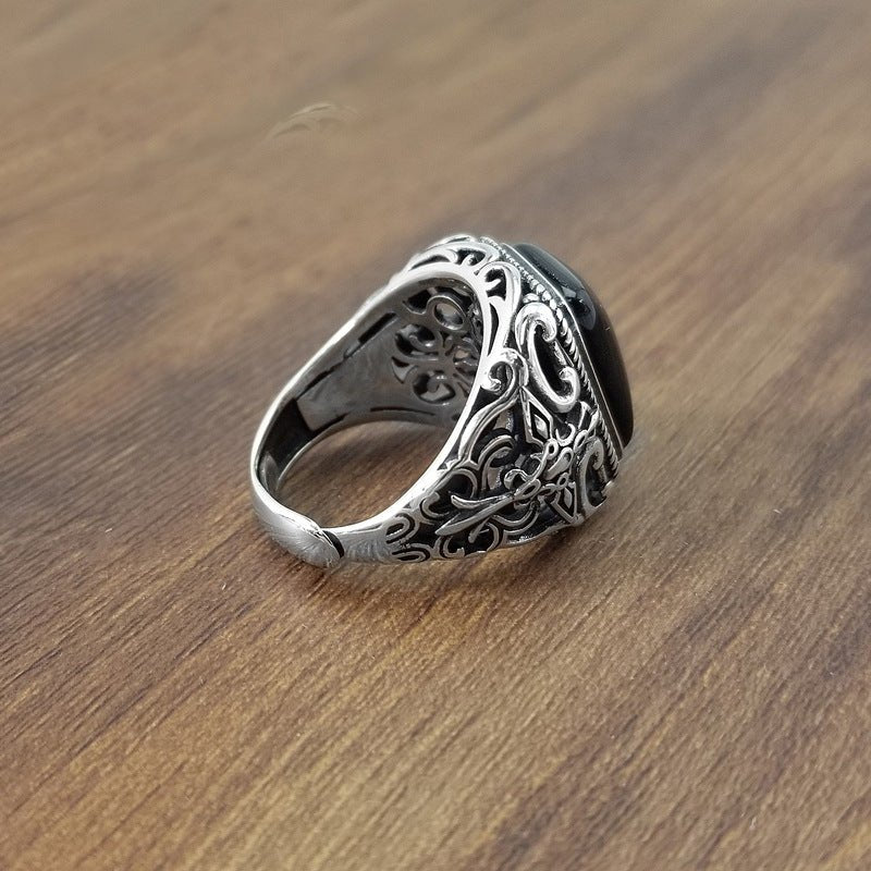 S925 sterling silver ring male ring - RALO COLLECTION STUDIO
