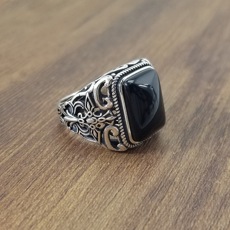 S925 sterling silver ring male ring - RALO COLLECTION STUDIO
