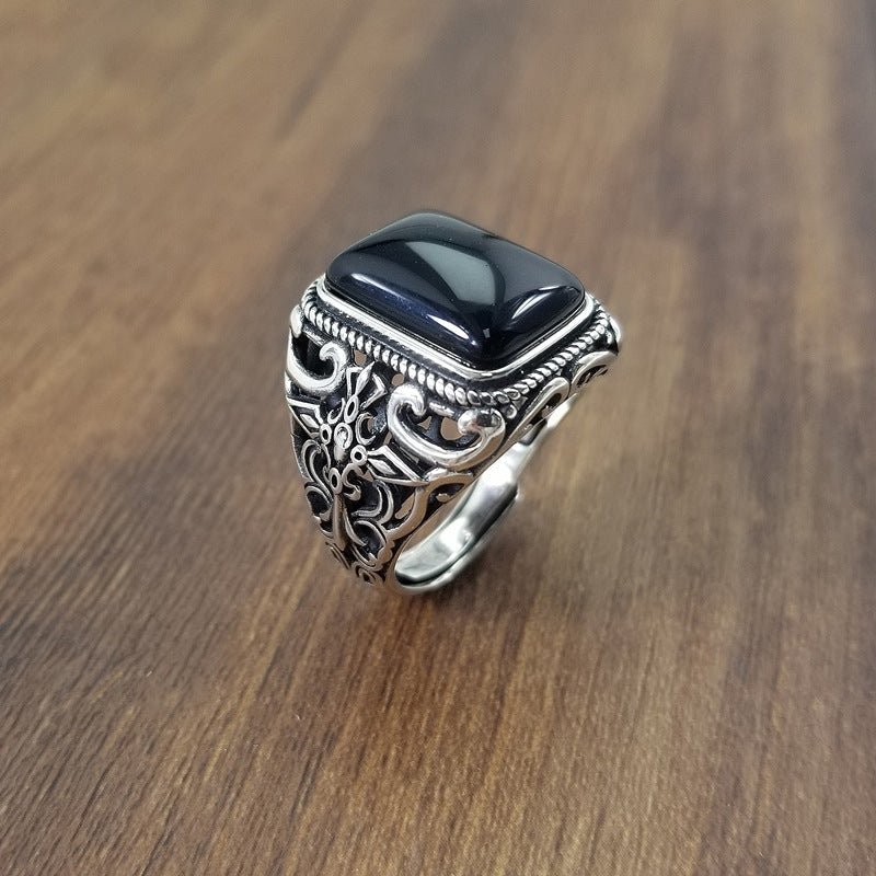 S925 sterling silver ring male ring - RALO COLLECTION STUDIO