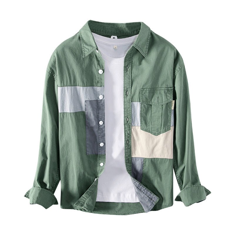 Shirt Men's Cotton Casual Workwear Shirt Jacket Men - RALO COLLECTION STUDIO