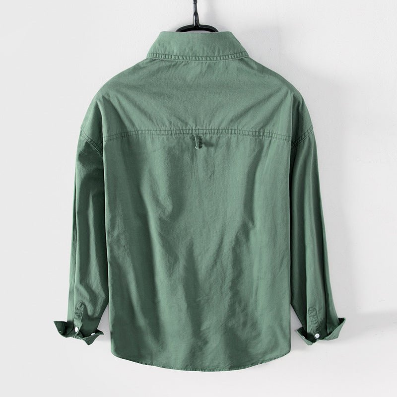 Shirt Men's Cotton Casual Workwear Shirt Jacket Men - RALO COLLECTION STUDIO