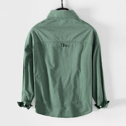 Shirt Men's Cotton Casual Workwear Shirt Jacket Men - RALO COLLECTION STUDIO