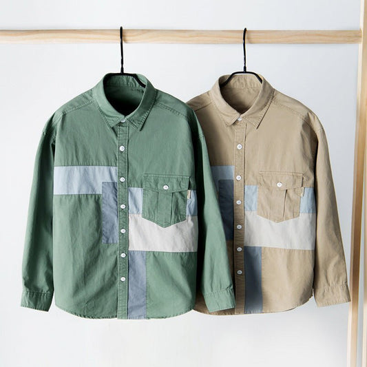 Shirt Men's Cotton Casual Workwear Shirt Jacket Men - RALO COLLECTION STUDIO