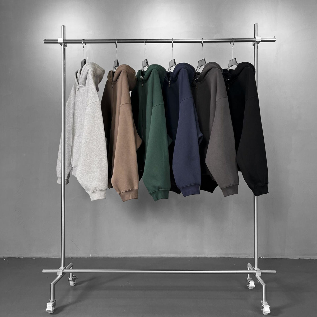 Short Relaxed-fit Fleece-lined Cardigan Unisex Jacket - RALO COLLECTION STUDIO