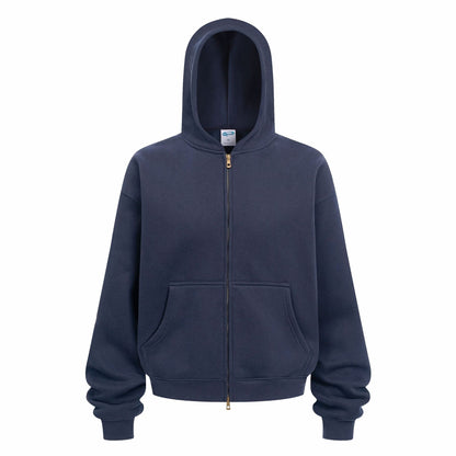 Short Relaxed-fit Fleece-lined Cardigan Unisex Jacket - RALO COLLECTION STUDIO