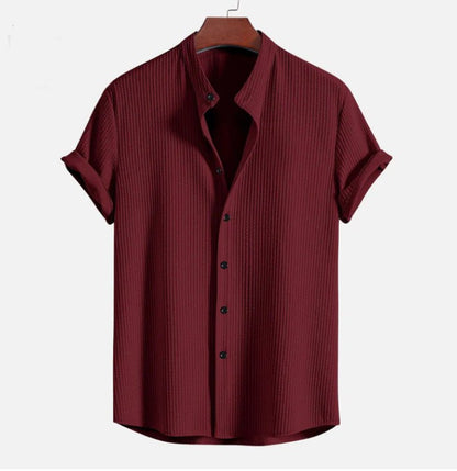 Short Sleeve Loose Shirt Top Summer Mens Clothing - RALO COLLECTION STUDIO