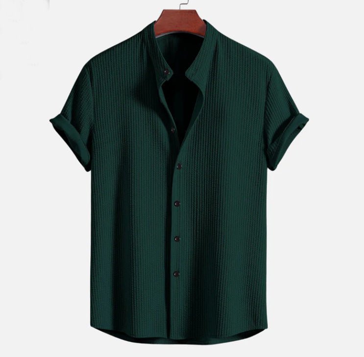 Short Sleeve Loose Shirt Top Summer Mens Clothing - RALO COLLECTION STUDIO