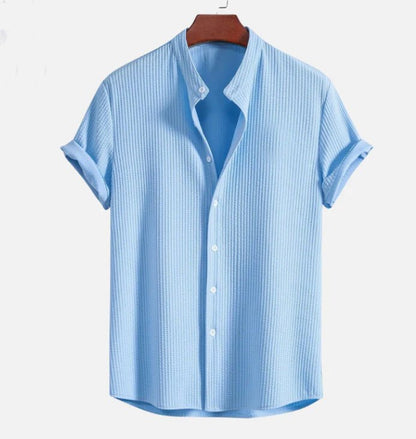 Short Sleeve Loose Shirt Top Summer Mens Clothing - RALO COLLECTION STUDIO