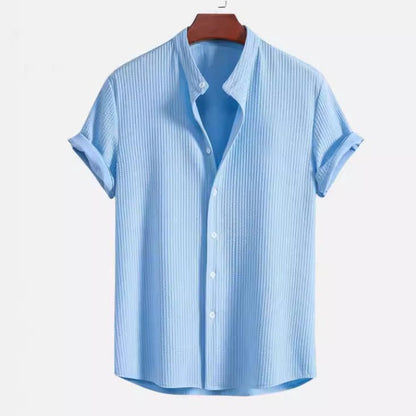 Short Sleeve Loose Shirt Top Summer Mens Clothing - RALO COLLECTION STUDIO