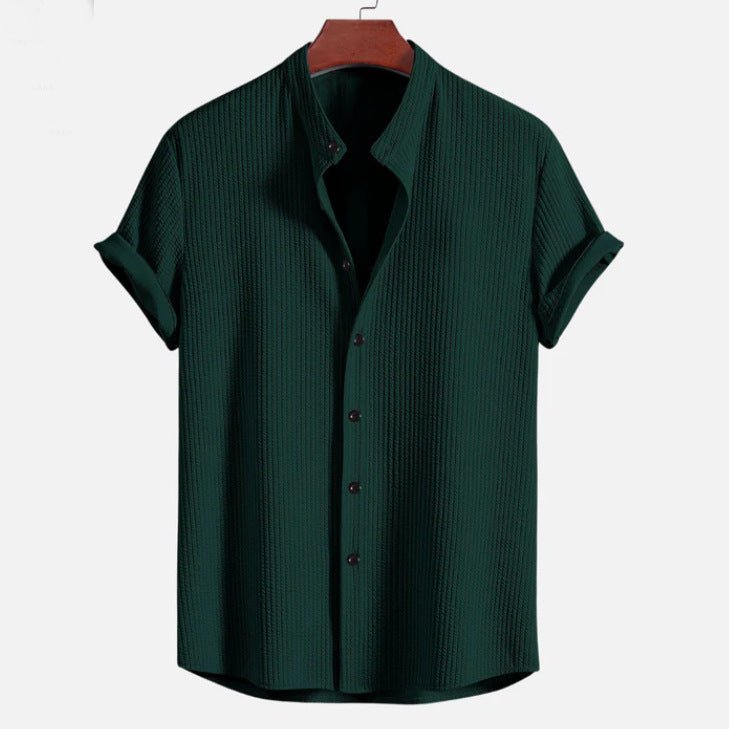 Short Sleeve Loose Shirt Top Summer Mens Clothing - RALO COLLECTION STUDIO