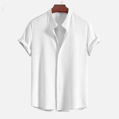 Short Sleeve Loose Shirt Top Summer Mens Clothing - RALO COLLECTION STUDIO