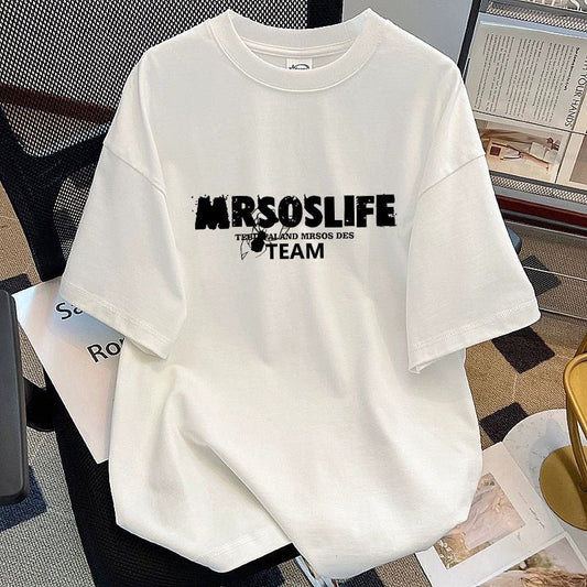 Short-sleeve Pure Cotton Men's T-shirt Clothing Men - RALO COLLECTION STUDIO