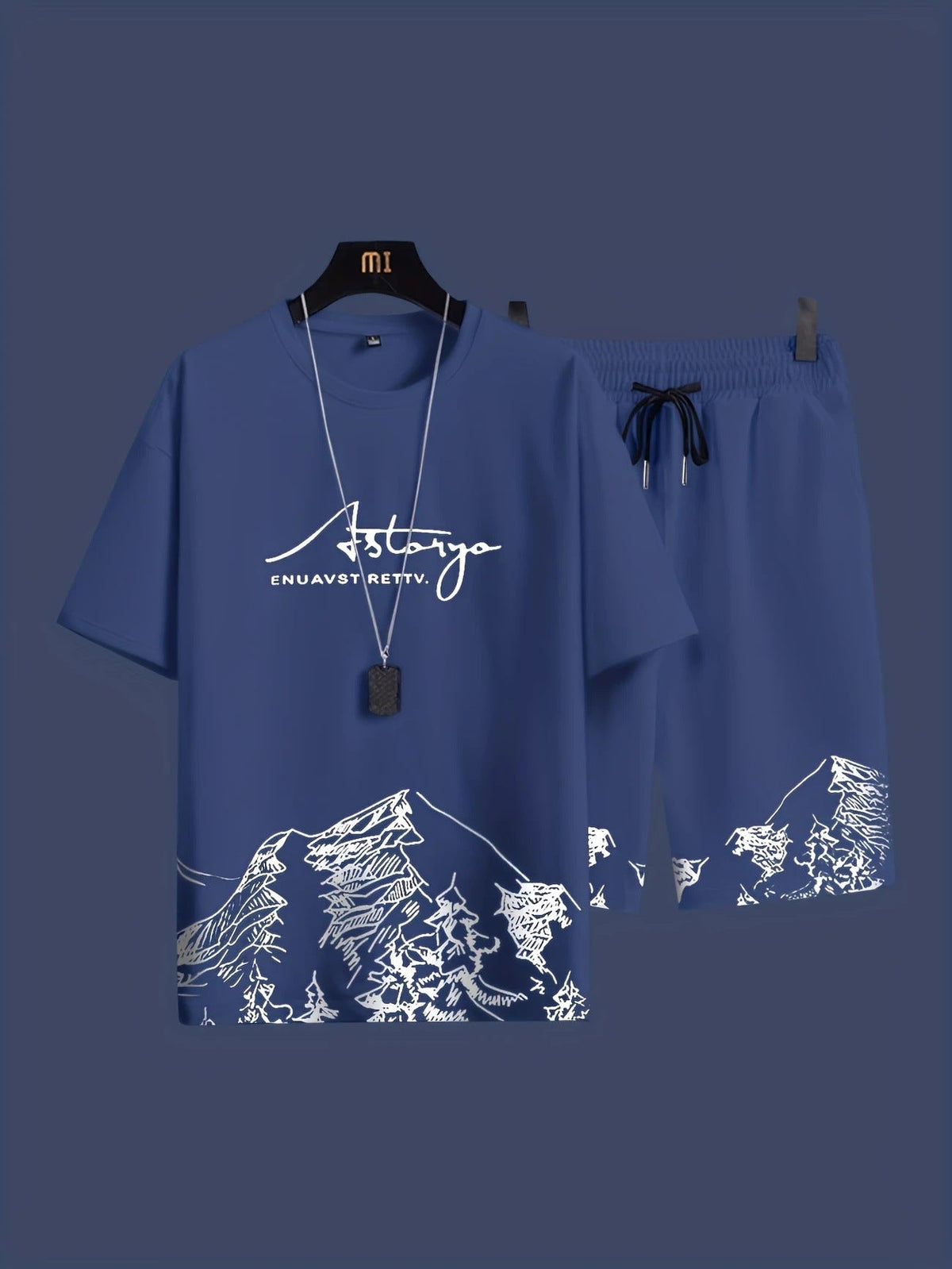 Short-sleeve Shorts With 3D Digital Print Loose-fitting Casual Fashion T-shirt Mens Sportswear Set - RALO COLLECTION STUDIO