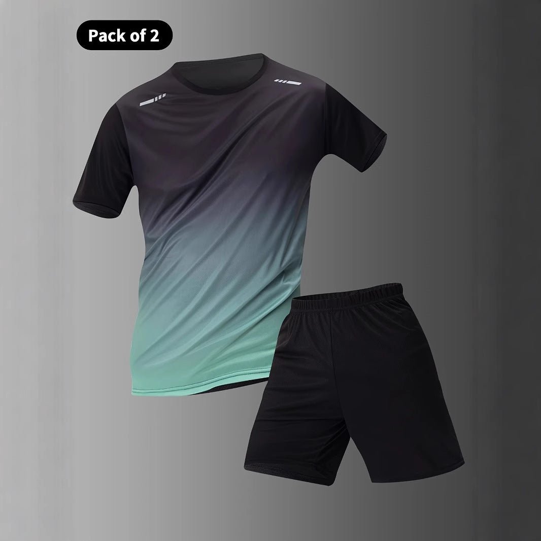 Short-sleeve Shorts With 3D Digital Print Loose-fitting Casual Fashion T-shirt Mens Sportswear Set - RALO COLLECTION STUDIO