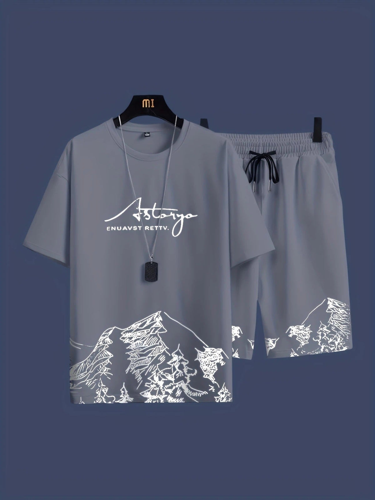 Short-sleeve Shorts With 3D Digital Print Loose-fitting Casual Fashion T-shirt Mens Sportswear Set - RALO COLLECTION STUDIO