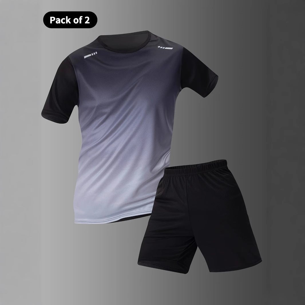 Short-sleeve Shorts With 3D Digital Print Loose-fitting Casual Fashion T-shirt Mens Sportswear Set - RALO COLLECTION STUDIO