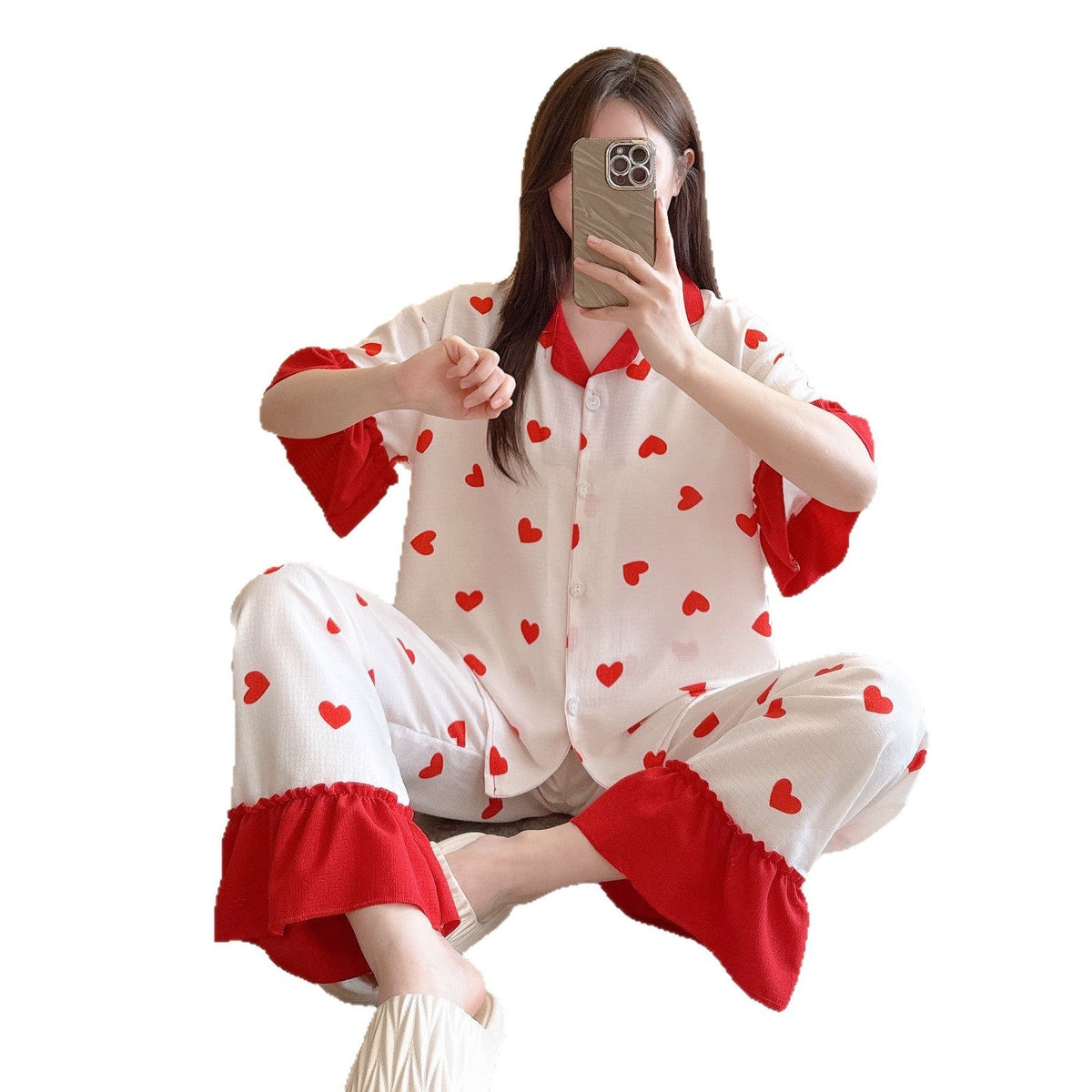 Short Sleeve Womens Cartoon Pajamas - RALO COLLECTION STUDIO