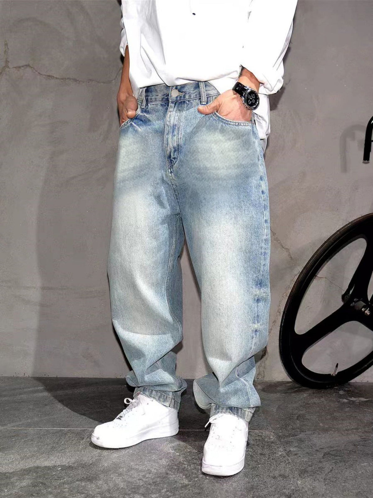 Simple Versatile Casual Mens Straight-leg Pants - RALO COLLECTION STUDIO
