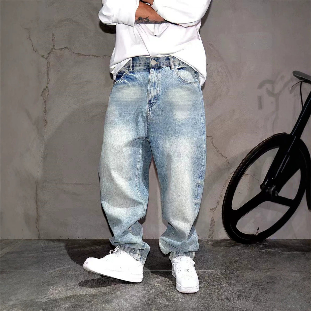 Simple Versatile Casual Mens Straight-leg Pants - RALO COLLECTION STUDIO