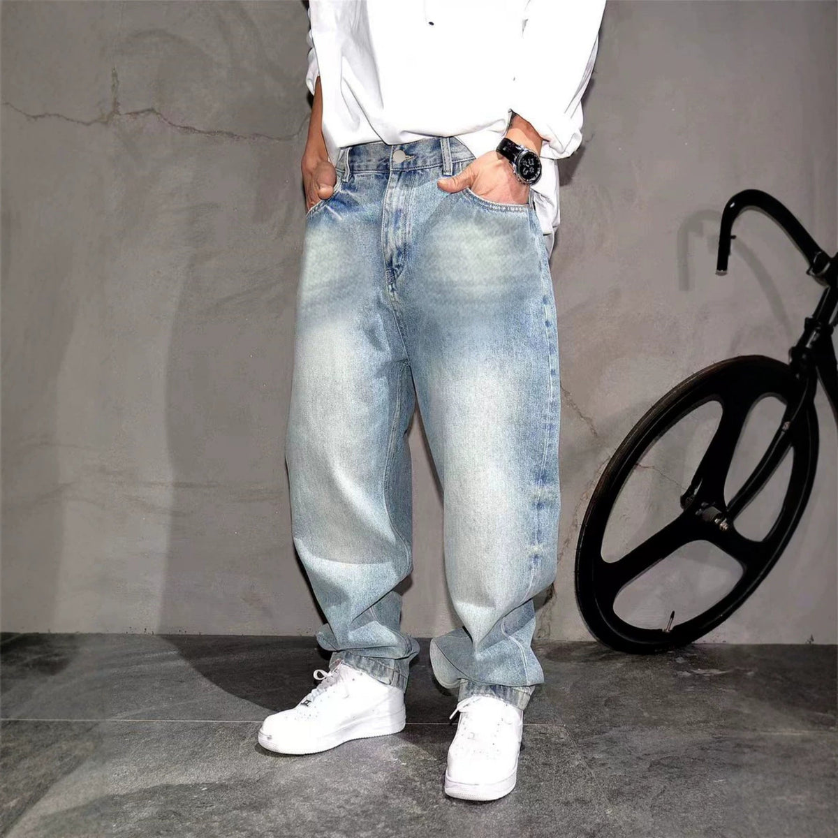 Simple Versatile Casual Mens Straight-leg Pants - RALO COLLECTION STUDIO
