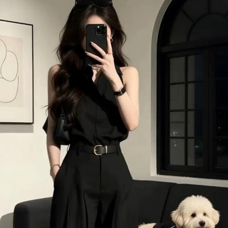 Sleeveless Shirt And Pants Set For Women - RALO COLLECTION STUDIO
