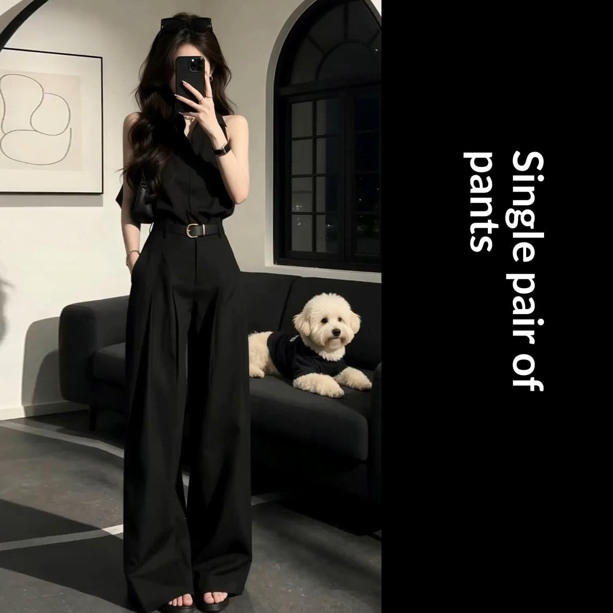 Sleeveless Shirt And Pants Set For Women - RALO COLLECTION STUDIO