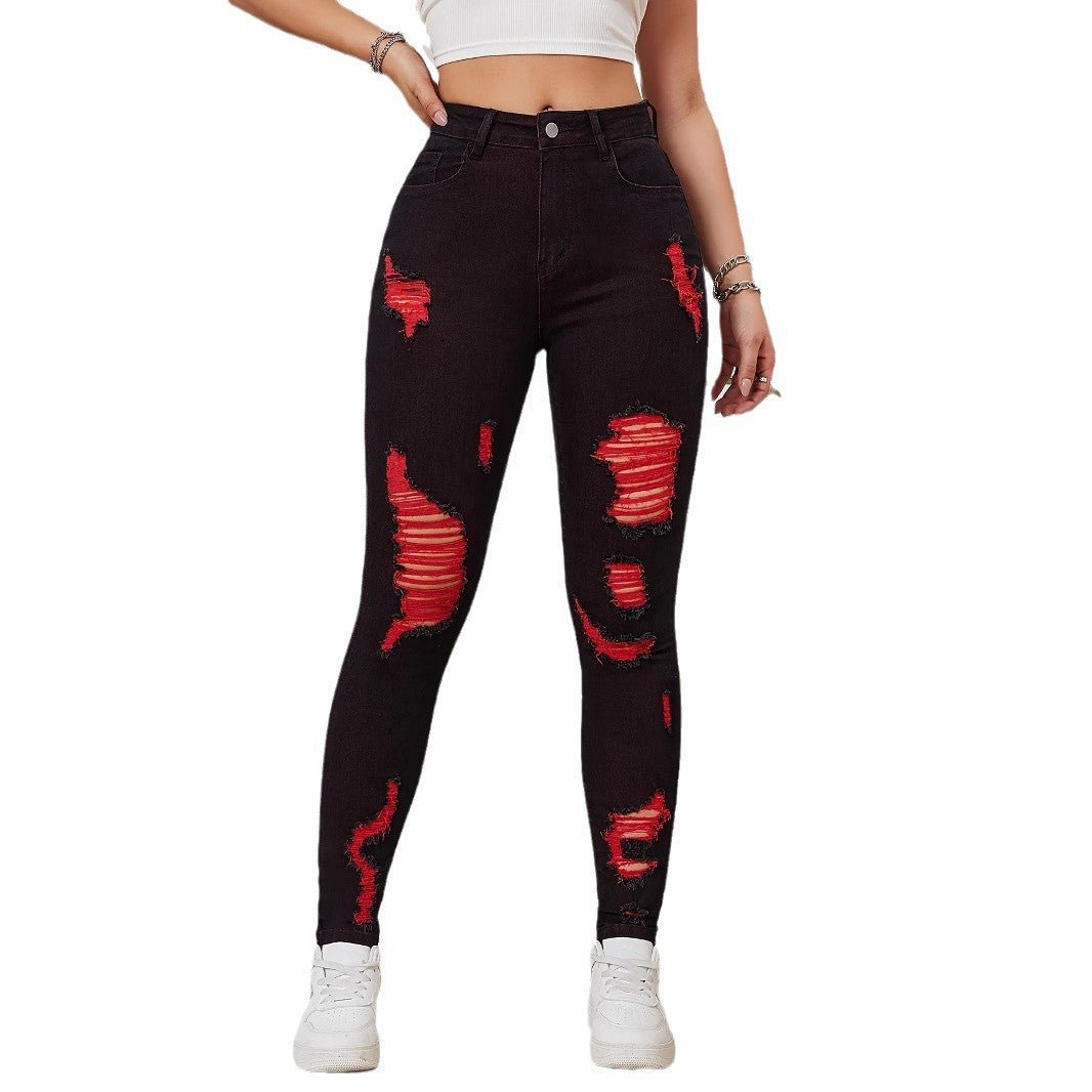 Slim Fit Skinny Hip Hop Stretch Women's Pencil Pants - RALO COLLECTION STUDIO