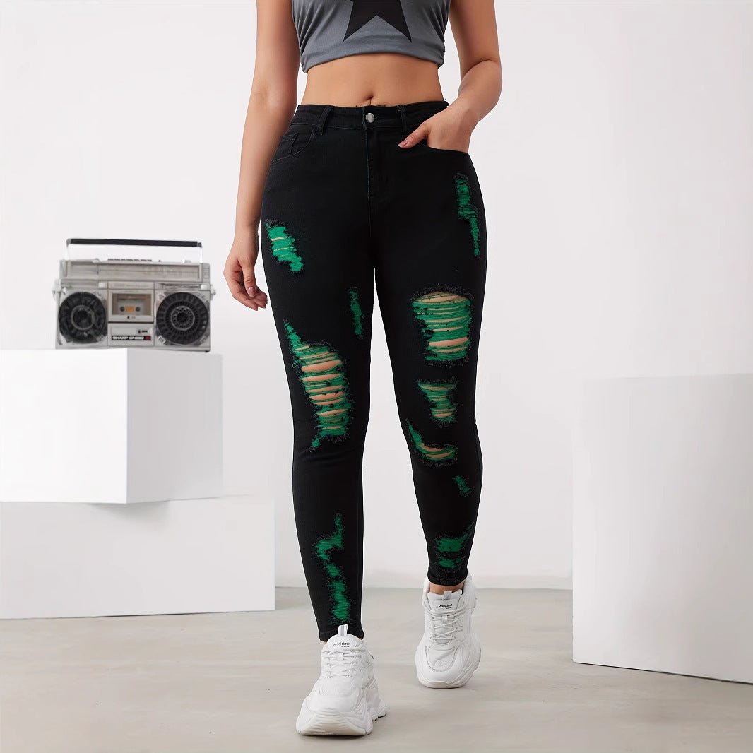 Slim Fit Skinny Hip Hop Stretch Women's Pencil Pants - RALO COLLECTION STUDIO