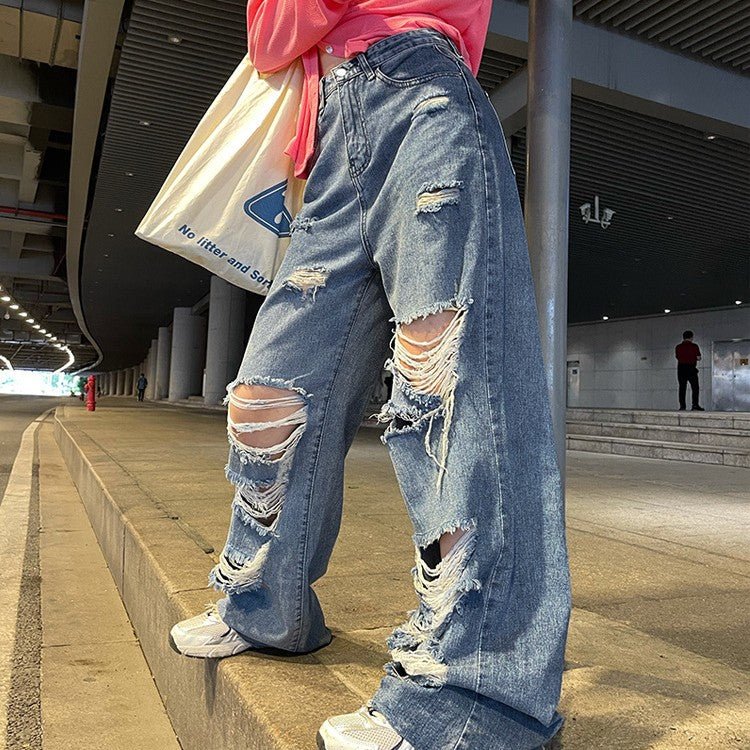 Slim Mopping Wide Leg Trousers Woman - RALO COLLECTION STUDIO